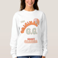 Peach & Aqua de la abuela Retro Groovy