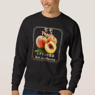 Sudadera Peach Vegan Frutas Y Verduras Saludables