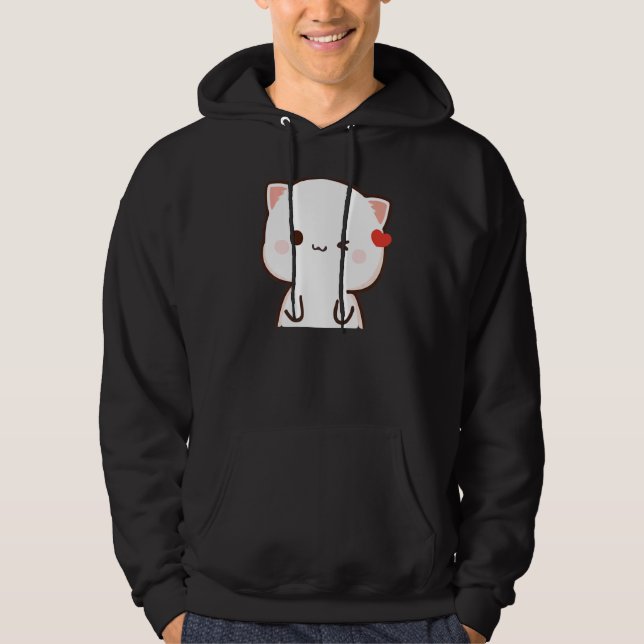 Sudadera Peach Y Goma Mochi Cat (Anverso)