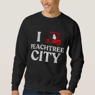 Sudadera Peachtree City GA Funny Carro de Golf Georgia Tee