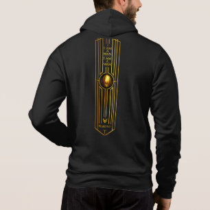 Sudadera PEAFDOVE® GOLDEN EGG ZIP HOODIE — Billionaire Aura