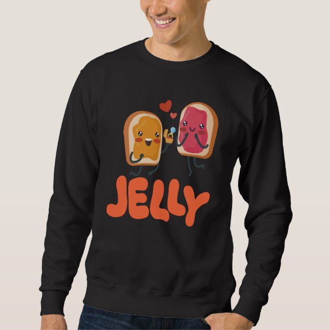 Sudadera Peanut Butter & Jelly Matching Couple Proposal (Anverso)