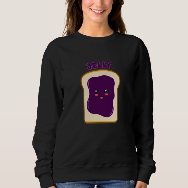 Sudadera Peanut Butter Jelly Matching Cute Couple Costume (Anverso)