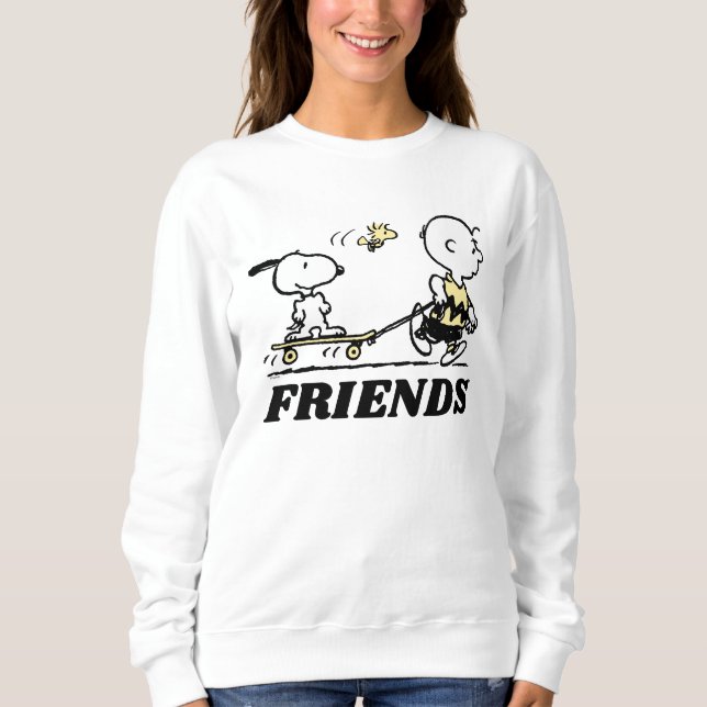Sudadera PEANUTS | Alojamiento en patinaje para amigos (Anverso)