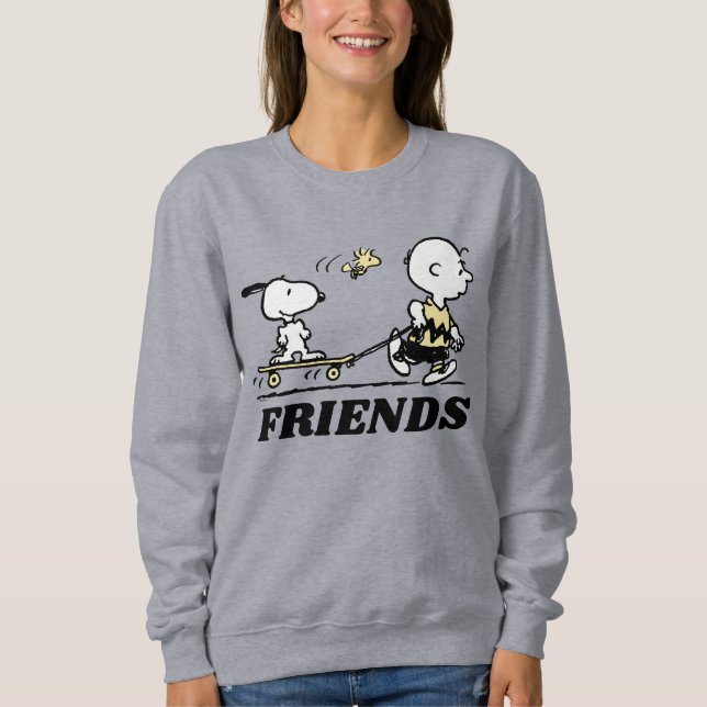 Sudadera PEANUTS | Alojamiento en patinaje para amigos (Anverso)