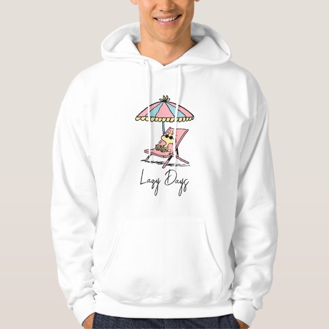 Sudadera PEANUTS | Relajación de bosques en la playa (Anverso)