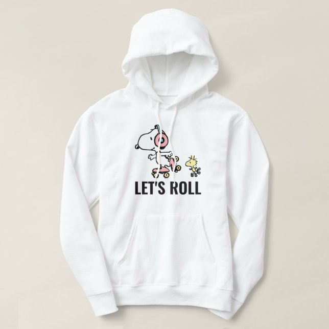 Sudadera PEANUTS | Snoopy & Woodstock | Vamos a correr (Diseño del anverso)