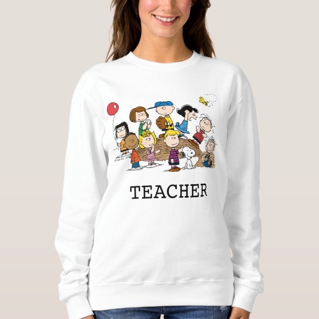 Sudadera Peanuts | The Gang Teacher (Anverso)