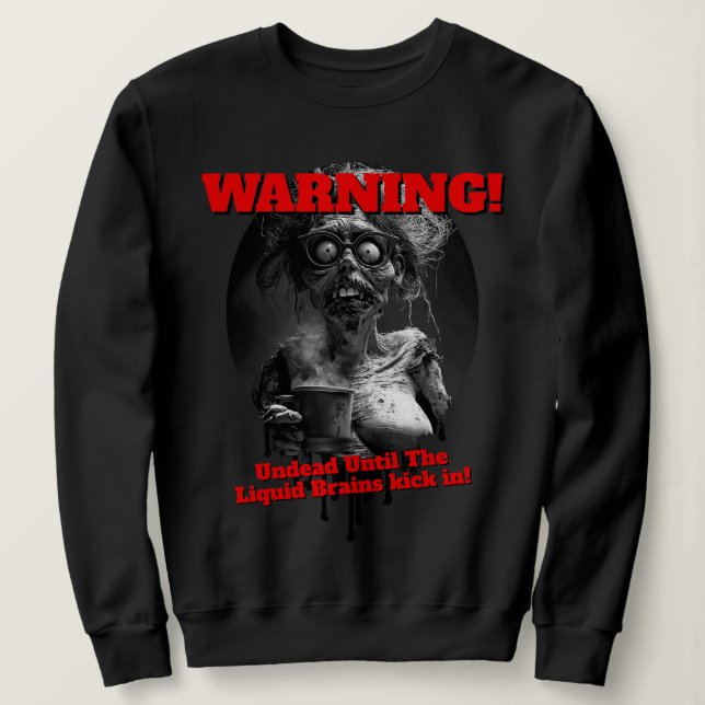 Sudadera Pearl: Liquid Brain Mornings T-Shirt (Anverso del diseño)