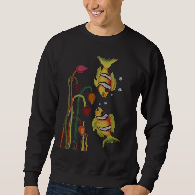Sudadera Peces Coloridos En El Océano (Anverso)