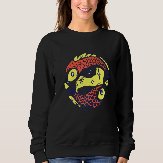 Sudadera Peces Piscis Astrología (Anverso)