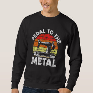 Sudadera Pedal A La Máquina De Coser Metalizado Quilter Qui