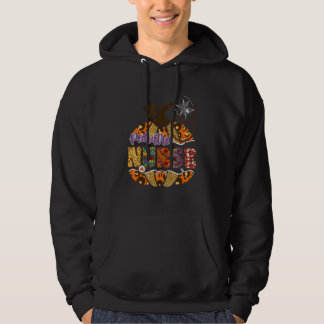 Sudadera Pediatric Nurse Nursing Halloween Pumpkin Leopard