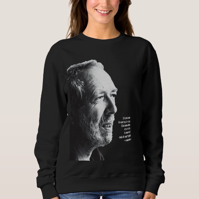 Sudadera Pedro Falardeau cita Quebec De Quebec (Anverso)