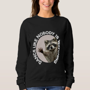 Sudadera Pedro Racoon Funny Animal Cute Design Dance