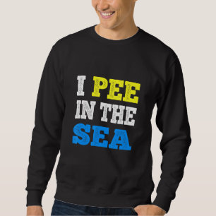 Sudadera Pee En El Verano Del Océano Marino
