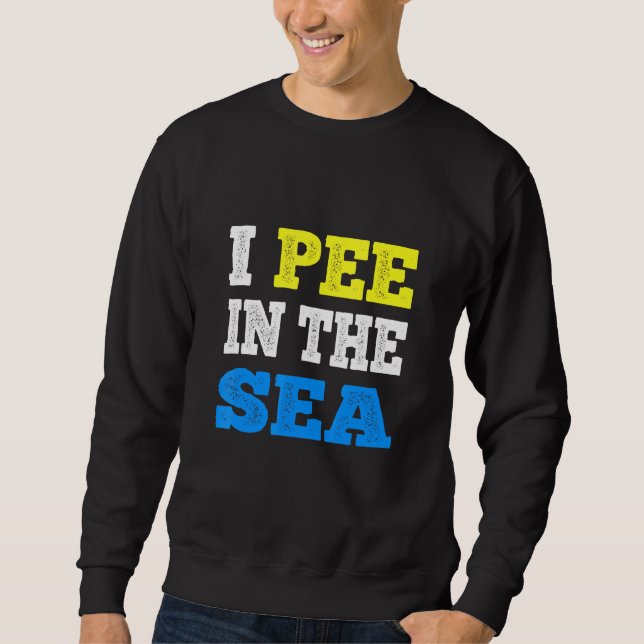 Sudadera Pee En El Verano Del Océano Marino (Anverso)