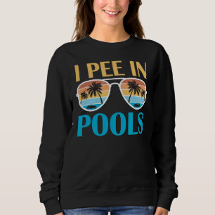 Sudadera Pee En Las Piscinas - Chistes divertidos - Palabra
