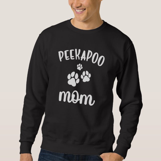 Sudadera Peekapoo Mom Cute Dog (Anverso)