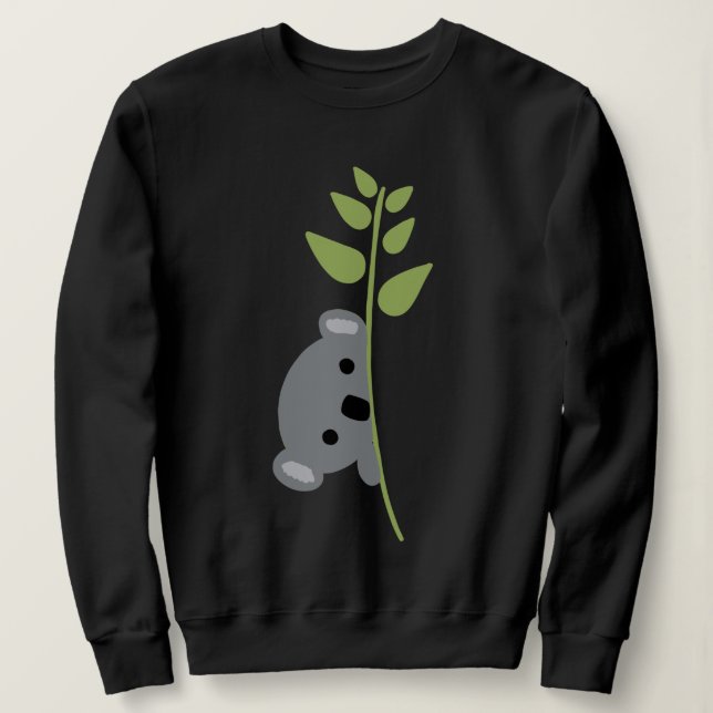 Sudadera Peeking Koala Bear (Anverso del diseño)