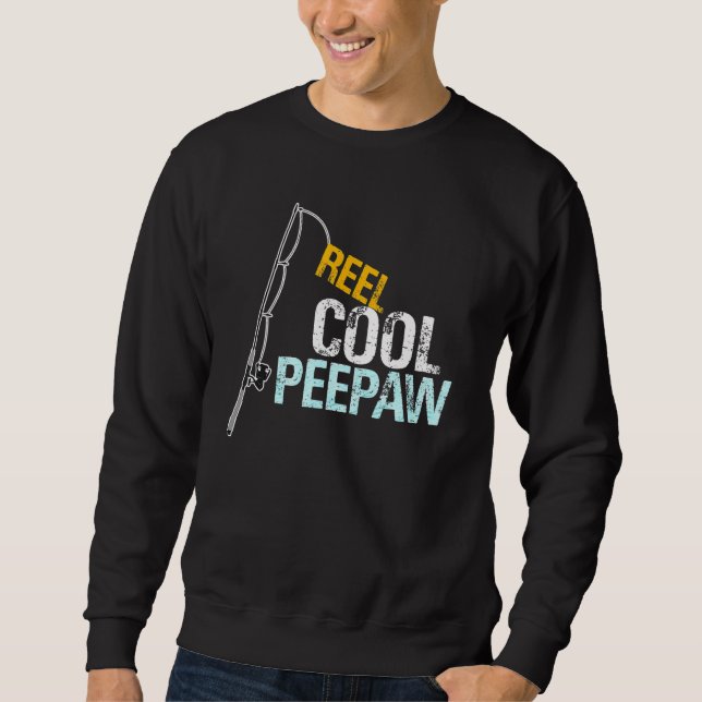 Sudadera Peepaw  From Granddaughter Grandson Reel Cool Peep (Anverso)