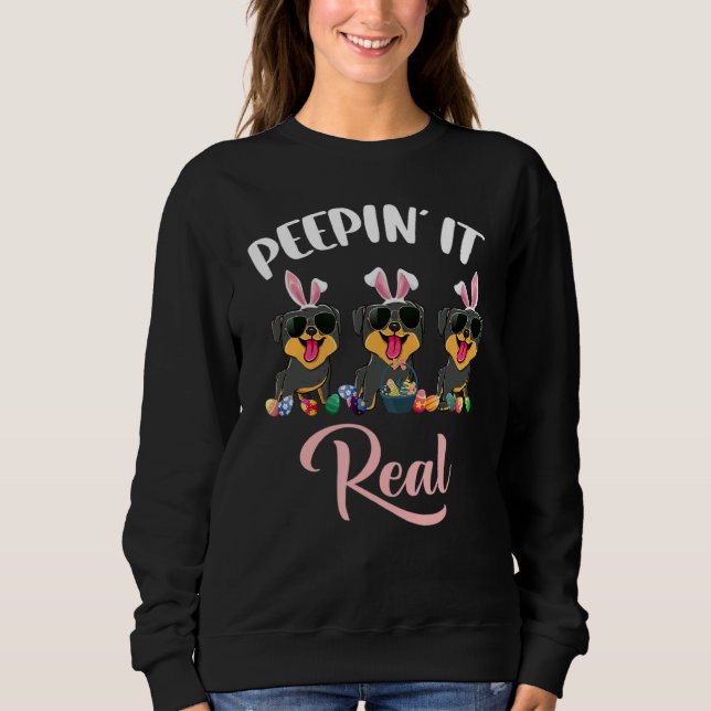 Sudadera Peepin 'It Real Easter Day Huevos Hunt Gafas de so (Anverso)