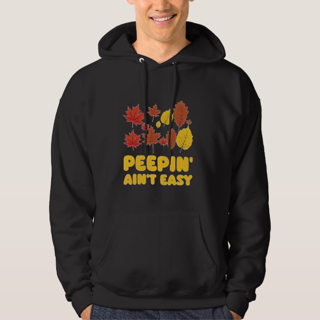 Sudadera Peepin' no es fácil hoja de arce de hoja perfilado (Anverso)