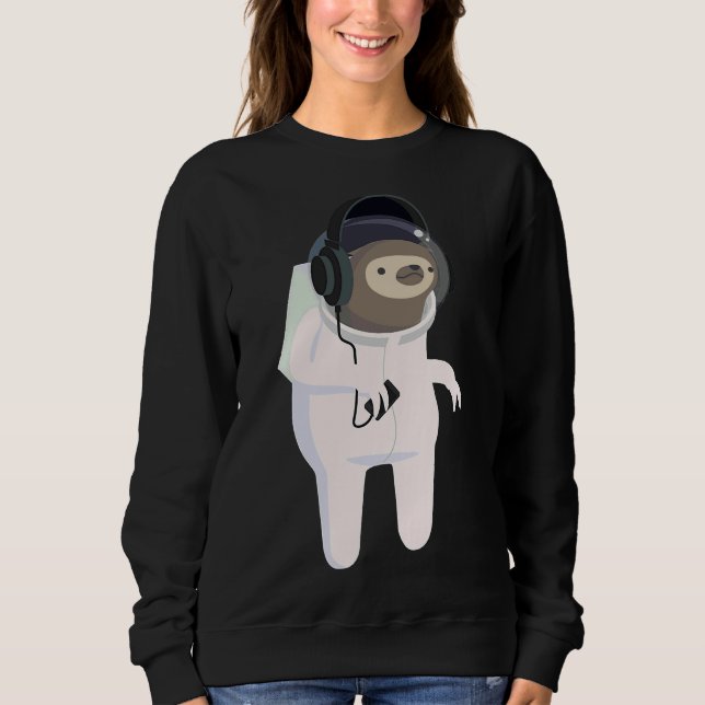 Sudadera Pegatina Astronauta Sloth (Anverso)