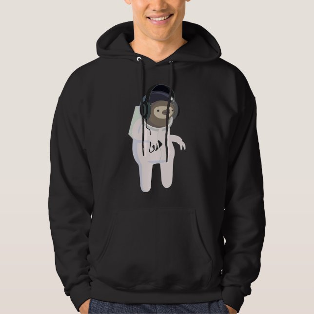 Sudadera Pegatina Astronauta Sloth (Anverso)