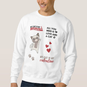 Sudadera Pegatina de animales de la clase Cat Set Lover