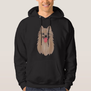 Sudadera Pegatina de arte de vectores de perro de Pomerania