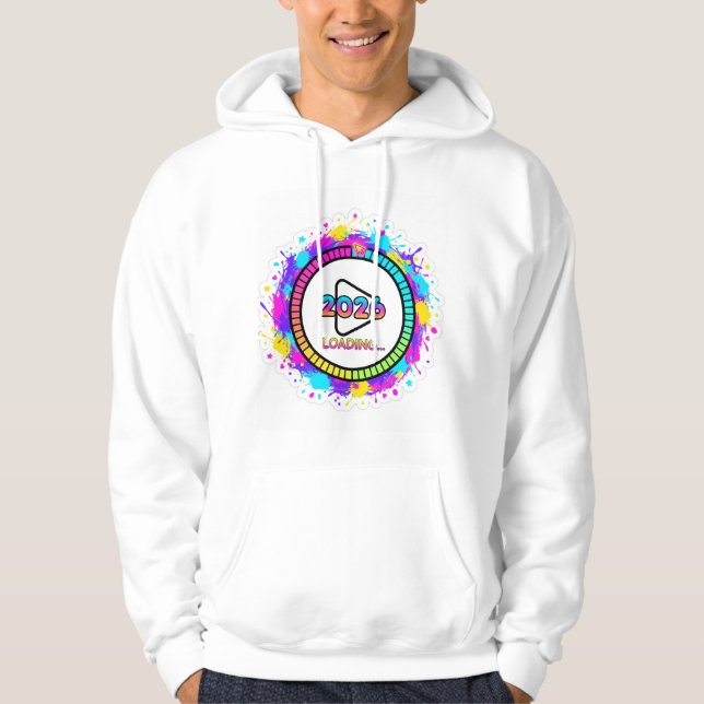 Sudadera Pegatina de barra de progreso de carga 2026 (Anverso)