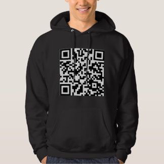 Sudadera Pegatina de código QR de Rick Roll