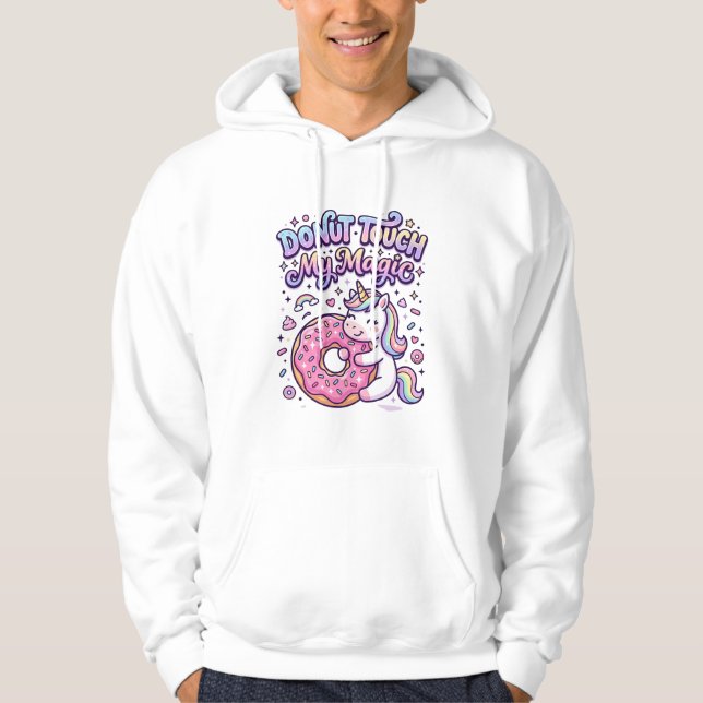 Sudadera Pegatina de idea de regalo mágico de donut de unic (Anverso)