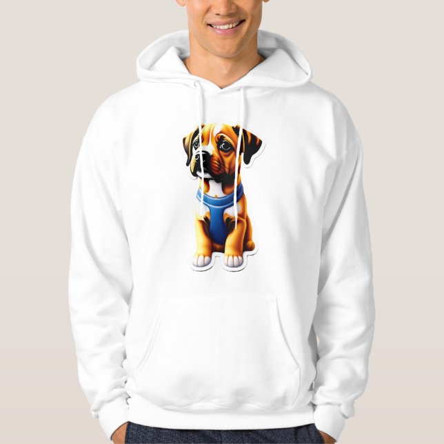 Sudadera Pegatina de perro (Anverso)