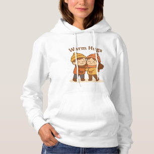 Sudadera Pegatina de Personalizado lindo - abrazos cálidos 