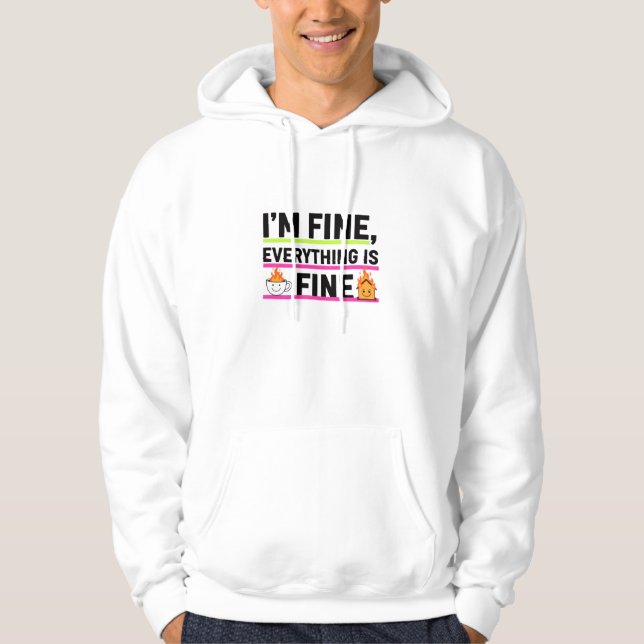 Sudadera Pegatina de Ritual Diario para Amantes del Café (Anverso)