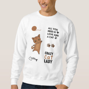 Sudadera Pegatinas de gatos negros de gato - Juegos de pala