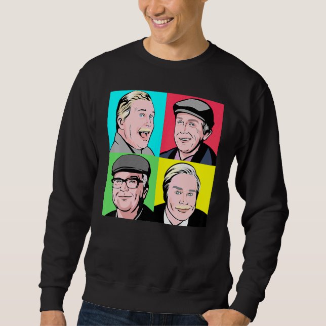 Sudadera Pegatinas escoceses de Juego Sigo (Anverso)