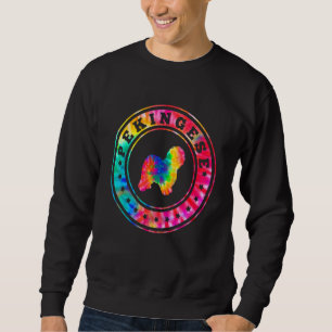 Sudadera Pekinés Tie Dye Perro Mamá Papá Mascota