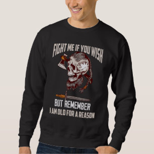 Sudadera Pelea conmigo si quieres pero recuerda a los Vikin