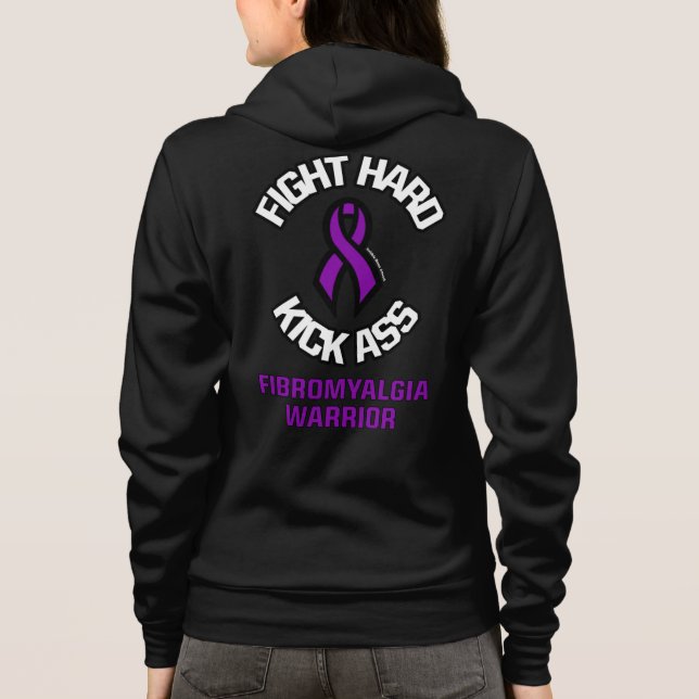 Sudadera Pelea duro... Fibro (Reverso)