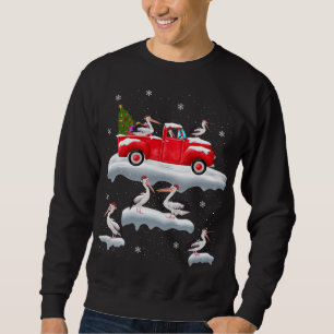 Sudadera Pelican Driding Christmas Tree Red Truck Pelican C