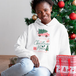 Sudadera Película de mis Navidades viendo camiseta rosa ret