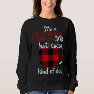 Sudadera Película de Navidades de escúfalo y cacao caliente