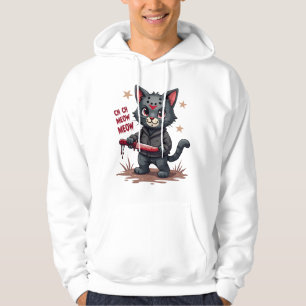 Sudadera Películas de terror de gatos divertidos, Halloween