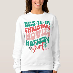 Sudadera Películas personalizadas de Navidades retro