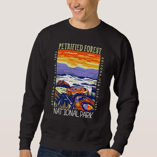Sudadera Peligro en la cosecha del Parque Nacional del Bosq (Anverso)