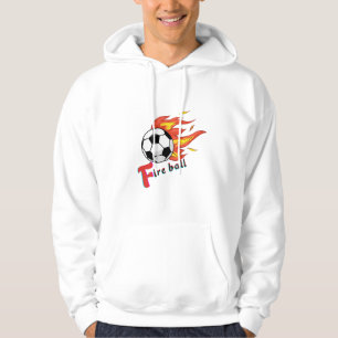 Sudadera Pelota de fuego - Fútbol en llamas