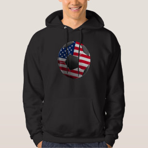 Sudadera Pelota De Fútbol E Independencia De La Bandera Est